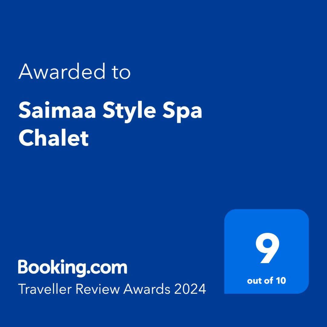 Saimaa Style Spa Chalet Imatra Exterior photo